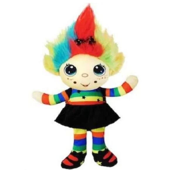 FLIPZEE Trolls 2 in 1 Plush Rainbow Galore 15" NEW - Picture 1 of 9